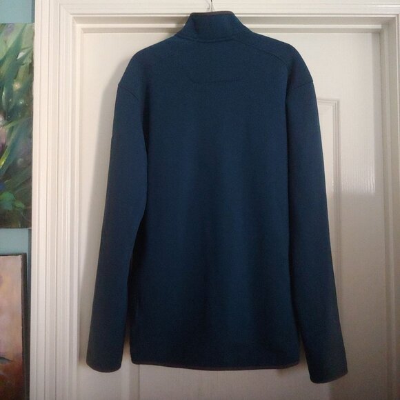 Arc'teryx Mens Teal Full Zip Teal Fleece Pullover Jacket Outdoors Athleisure XL - Picture 2 of 12